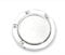 Handbag Hook, 1 Pcs, Handbag Hanger for Table, Folding Purse Hook Hanger, Table handbag holder hook, Foldable Bag Hanger, Under Counter Bag Hook, Portable Table Bag Holders for Restaurant Bar, Silver