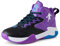 Uhclrr Zapatos De Baloncesto para Niños Zapatos Deportivos para Niños Zapatos De Entrenamiento Antideslizantes para Interiores Y Exteriores para Niños(34 EU, Purple)