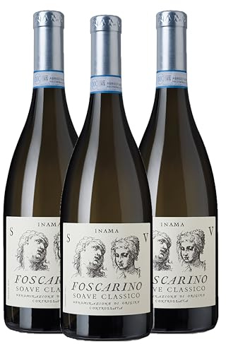 INAMA FOSCARINO SOAVE CLASSICO WEIßWEIN TROCKEN [ 3 Flaschen x 750mℓ ] (2021)