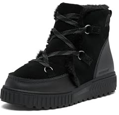 SOREL ONA AVE Alpine Waterproof Boot für Damen, Schwarz/Schwarz, 39 EU
