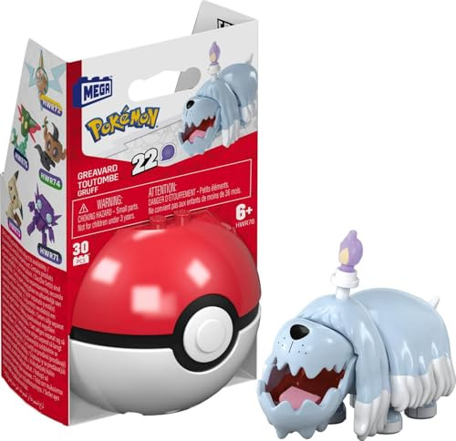 Mega Brands Pokemon Construx in Pokeball Evergreen & Generations - (Greavard)