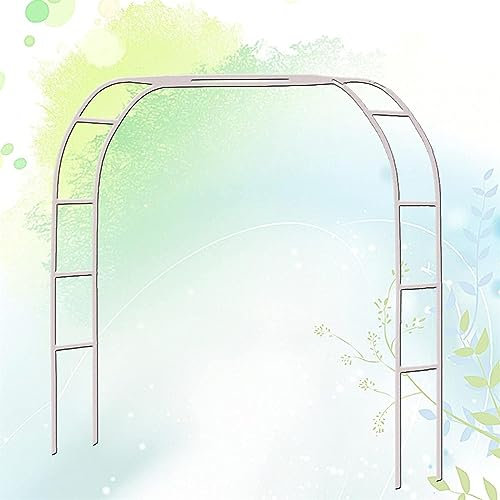 GueTTO Arco da Giardino Grande in Metallo Arco per Rose Piante Rampicanti Nero Traliccio Struttura in Acciaio 120cm 140cm 200cm 350cm,W200*230cm