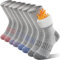 Kinder Merino Wollsocken Wandersocken Thermosocken Warme Dicke Wintersocken für Jungen Mädchen Winter Sportsocken Geschenke Kindersocken 4 Paar (Lila/Blau/Rot/Grau, 1-3 Jahre)