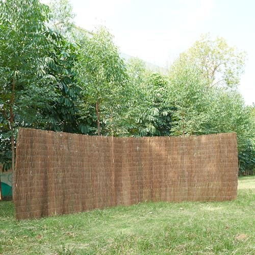 casa.pro Brise-Vue en Brande de Bruyère Canisse en Brindilles Protection contre Regards Vent Soleil Clôture Décorative Séparation Résistant Densité de Surface 1,5 kg/m² 500 x 150 cm Naturel