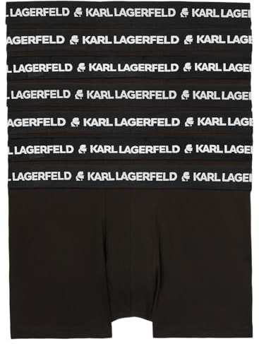 Karl Lagerfeld Herren Logo Trunk Set (7 Pack) Schwarz M