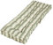 Dibor Garden Bench Cushion Green Striped Print 100% Cotton 2 Seater Seat Pad Patio Furniture Mattress Cushion