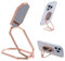 Sibba Telefon Ring Halter faltbar Finger Kickstand Einstellbare Handy Griffe 360° Rotation Back Rings Einziehbarer Handy-Ständer Rose Gold Handy Gripper für Smartphones Tablets Handyhülle