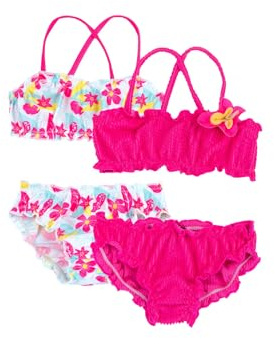 Chicco, Zweiteiliger Badeanzug für Mädchen, Set mit 2 Bikinis, Bequem und Vielseitig, Ideal für das Meer oder den Pool, Kinderkleidung, Italienisches Design