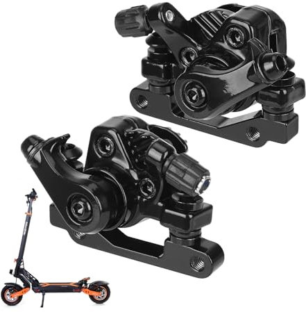ulip Freno Scooter Pinza de freno delantero de disco freno de disco delantero izquierdo y trasero izquierdo para KuKirin G2 Pro/G2 Max Scooter eléctrico 1 par