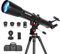 UncleHu Teleskop für Astronomie Erwachsene Anfänger, 36X-450X, 90mm Öffnung 900mm Professionelle tragbare Refraktor astronomische Teleskope mit Stativ&Handy-Adapter&Sternbeobachtung Mount&Tragetasche