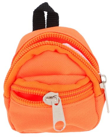 LRXIYODE Mini Schulranzen Puppenrucksack Aus Dekoratives Mini Haus Accessoire Für Puppen Handgemachte Miniatur Rucksack Deko Für Spielzeughäuser