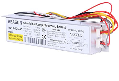KPLYDSASTD Lampe de Ballast électronique 10-41W Type Universel Rl11-425-40 for Tube léger 21-40W Ballast