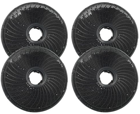 vhbw 4x Aktivkohlefilter kompatibel mit Rosieres RHE6191RB, RHG5211RB, RHE628RB, RHE628PN, RHG5211PN, RHG5211IN, RHE628GR Dunstabzugshaube