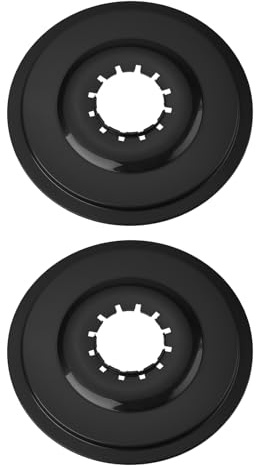 VGOL 2er Pack Speichenschutz für Freilauf 137 x 38 mm Kunststoff für Mountain- Renn- und Klappräder Schwarz und Transparent