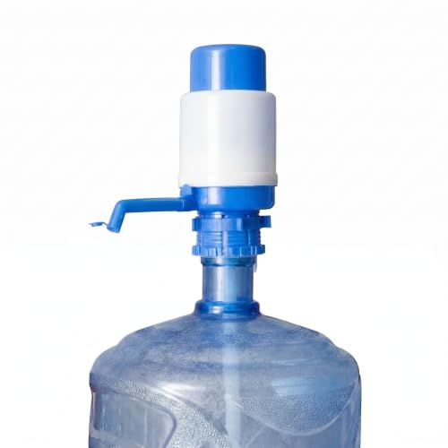 CINONEKO Tragbarer Manueller Wasserspender, BPA-frei, für 55mm Gallonen, mit Stoppventil