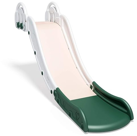kinderrutsche Indoor Ab 1 2 3 Jahr, Rutsche Ohne Gestell Kinderzimmer Kinderrutsche, Kleine Rutsche Baby Slide, Babyrutsche für Kleinkind (Weiß)