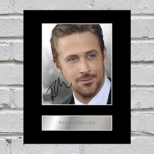 Iconic pics Ryan Gosling Fotodruck, digital signiert, mit Passepartout, Autogramm, #01 HS