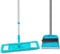 TOYO Strong Long Handle Dustpan and Brush and Extendable Flat Microfiber Mop