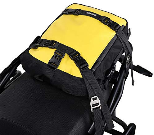 Rhinowalk Multifunktional Motorradtasche Motorradgepäck 10/20/30L Motorrad Pannier Satteltaschen Gepäckträgertaschen Hecktasche Hinterradtasche, Gelb-10L