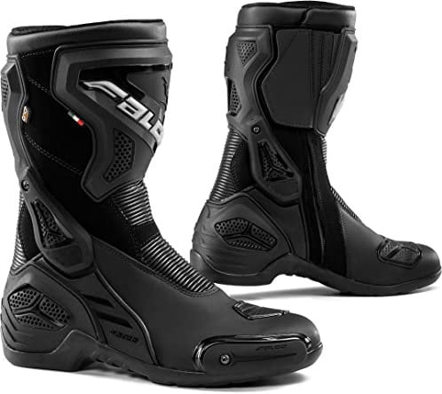 Falco Motorradstiefel Fenix 3 WTR wasserdicht Titan-Schleifer D3O ESO-Motion CE, 46