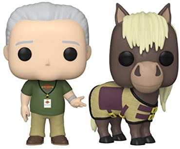 Funko Pop! TV: Parks & Recreation - 2 Packung Jerry & Lil Sebastian - Parks and Recreation - Vinyl-Sammelfigur - Geschenkidee - Offizielle Handelswaren - Spielzeug Für Kinder und Erwachsene - TV Fans