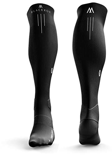 BLACKROX Kompressionsstrümpfe [Vergleichssieger 2024] Gr. L-XL | Für Damen & Herren | Laufstrümpfe | Perfekt für Sport, Radfahren, Joggen & Wandern | ASTROPERFORM