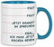 wowshirt Tasse Psst Fast Jetzt Kannst Du Sprechen Mitarbeiter Arbeitskollege Bürohumor, Farbe:White - Light Blue