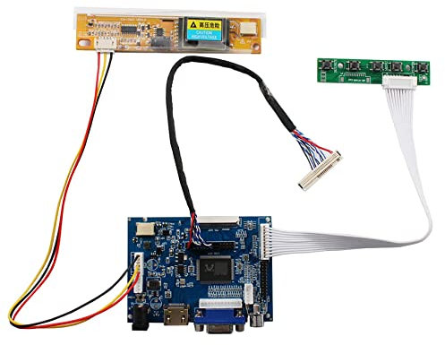 VSDISPLAY HDMI VGA 2AV LVDs Controller Board for 14.1 15.4 1280x800 30pin 1CCFL LCD Screen Monitor