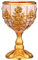 Ciieeo Vintage Kelch Kelch Königlicher Weinbecher Von König Metall Geprägt Wein Likör Becher Schnapsglas Altar Anbetungsbecher Renaissance Mittelalterlich Zur Kommunion Golden