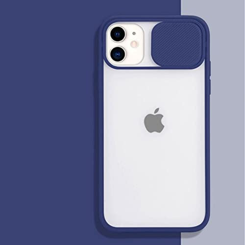 DENUVI Étui de Protection d'objectif d'appareil Photo pour iPhone 14 13 12 11 Pro Max 8 7 6 14 Plus XR XS SE2020 Max, Bleu Marine, pour iPhone 14 Pro