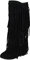 Stivali Alti sopra Il Ginocchio Fashion Stivali Stivaletti Anfibi Stivali Estivi Donna Morbidi Cuoio Stivali Donna Estivi Traforati Cowboy Western Scarpe da Donna b-Nero 43