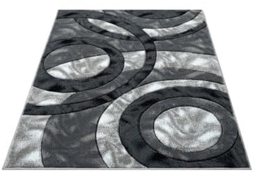 Fit Even Runner Rug – Washable Hallway Carpet Runners, Non-Slip Floor Mats for Kitchen, Living Room, Corridor, Entryway, Door Entrances (Grey, 80cm x 150cm)