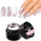 Makartt Chrome Nail Polish Gel: Gold and Silver Metallic - Nail Art Design 3d Hard Liner Paint - Quick Dry 30s Under UV