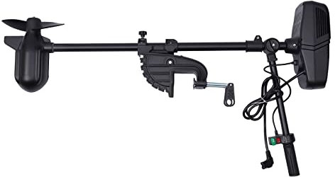 TFIANYNI 360° Drehbar Elektro Außenborder 48V 260LBS, Bürstenloser Motor, Bootsmotoren Elektro Aussenborder Elektromotor, Verstellbare Halterung, Stufenlose Geschwindigkeitsregulierung