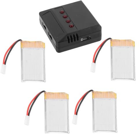 SAFIGLE 2 Sets Your Flight Mit 3 7 V 800 Mah Wiederaufladbarem Lipo-akkuladegerät Für X5c 4 Stück * 2