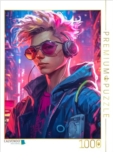CALVENDO Puzzle Cyber Künstler | 1000 Teile Lege-Größe 48 x 64 cm Foto-Puzzle für glückliche Stunden