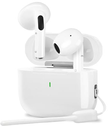 MOSON Kabellose Ohrhörer, Akku Kopfhörer, Bluetooth 5.3, 40 Stunden Spielzeit mit Ladehülle, IPX5 wasserdicht, Stereo-In-Ear-Kopfhörer mit Mikrofon für iPhone, Android, Handy, Sport, Workout
