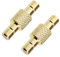 ECSiNG 2 Stück SMB-Stecker auf SMB-Stecker Gerader RF-50-Ohm-Stecker-Adapter SMB-Stecker auf Stecker-Stecker-Konverter für TV-Antennen WLAN-Geräte Koaxialkabel Wi-Fi-Radios