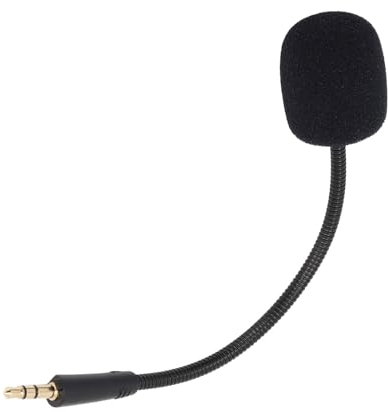 Barracuda X Mic Reemplazo para Auriculares para Barracuda X Juegos, Micrófono Desmontable de 3,5 Mm Chapado en Oro con Cancelación de Ruido para Juegos