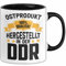 Ddr Tasse Geschenk 100% Hergestellt In Der Ddr Ostprodukt Ostdeutschland (Schwarz)