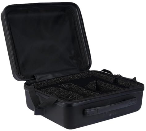 URPIZY Outdoor Tragetasche Starlink Mini-Reiseetui, für Starlink Mini, mit anpassbarer Schaumstoff-Innenseite und Griff,Kabeln, Ständer, Rohradapter, Schwarz