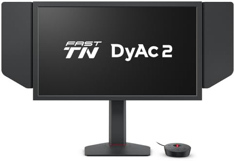 BenQ ZOWIE XL2586X+ Écran Gaming, 24 pouces, 600Hz, TN rapide, DyAc 2, 1080p, HDMI 2.1 X3, DisplayPort 1.4, XL Setting to Share, S Switch, réglage hauteur fluide, PROGamer Base