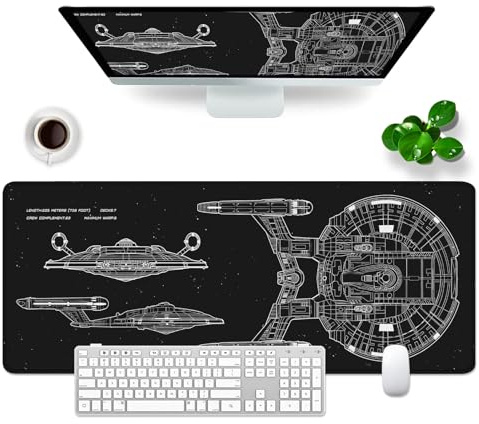 Large Gaming Mouse Mat XL Black Desk Mat 31.5x11.8x0.12 inch Desk Pad Keyboard Mouse Pad (Gaming -2)