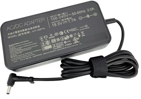 Chargeur Adaptateur Secteur 19.5V 7.7A 150W Compatible ASUS ZenBook Flip 15 Q539 Q539ZD 2 en 1