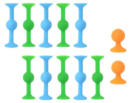 CHUNLINLAODA 12pcs Juego de Dardos Ventosa Juego de Dardos de Lechón de Silicona Juego de Dardos Pop Sucker para Interacción Familiar Regalo de Cumpleaños Juguete para Aliviar Estrés (Multicolor 12)