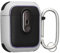 kwmobile Cover per Apple Airpods 1 & 2 Case - Custodia per Airpods Pro 2 Generazione - Porta Cuffie con Chiusura Sicura - Adatta a Ricarica e Trasporto - bianco/nero