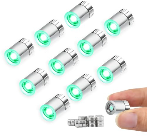10 Stück Mini LED Licht, Puppenhaus Licht, LED Minilichter, Micro LED Licht mit Batterie, Mini LED Puppenhaus, für Partydekoration DIY Puppenhauszubehör Spielzeug Bausteine Weihnachtsbaum