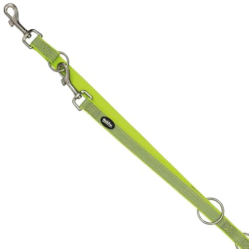Nobby 52057-24 Führleine Full Reflect gelb S-M: L: 200 cm, B: 15 mm