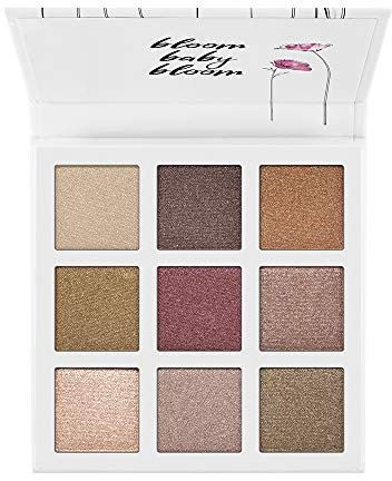 Essence Good Vibes Good Memories Eyeshadow Palette Nr. 01 bloom, baby, bloom Inhalt: 13,5g Lidschatten in 9 Nude- und Brauntönen für die Augen.