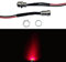 Lumonic 5x Superhelle Schraub LEDs mit Vorwiderstand für 5V Anwendungen - High Power LEDs mit Anschlusskabel zum selber Löten DIY in Farbe Rot - Durch